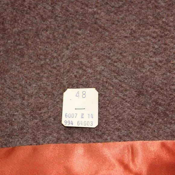 Vintage Garfinkels Womens Wool? Coat Mink Fur Collar Double Breasted NWT Large? - Picture 8 of 16